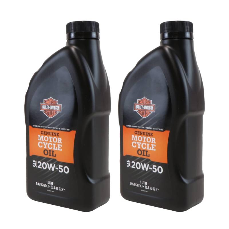 HARLEY-DAVIDSON H-D 360 Motoröl (2 L) Genuine SAE 20W-50 Motorrad Öl Motorenöl von HARLEY-DAVIDSON