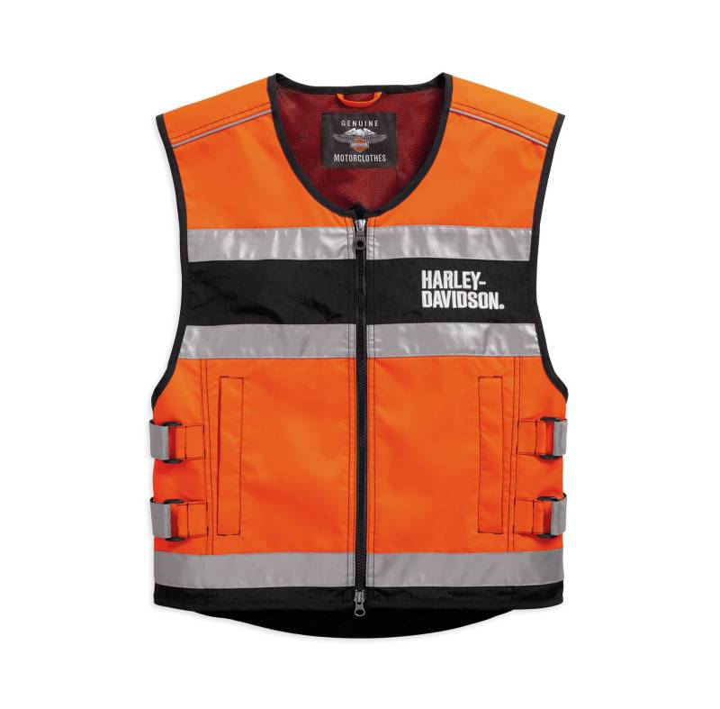 HARLEY-DAVIDSON Hi-Visibility Orange Reflective Vest Warnweste, 98157-18EM, 3XL von HARLEY-DAVIDSON