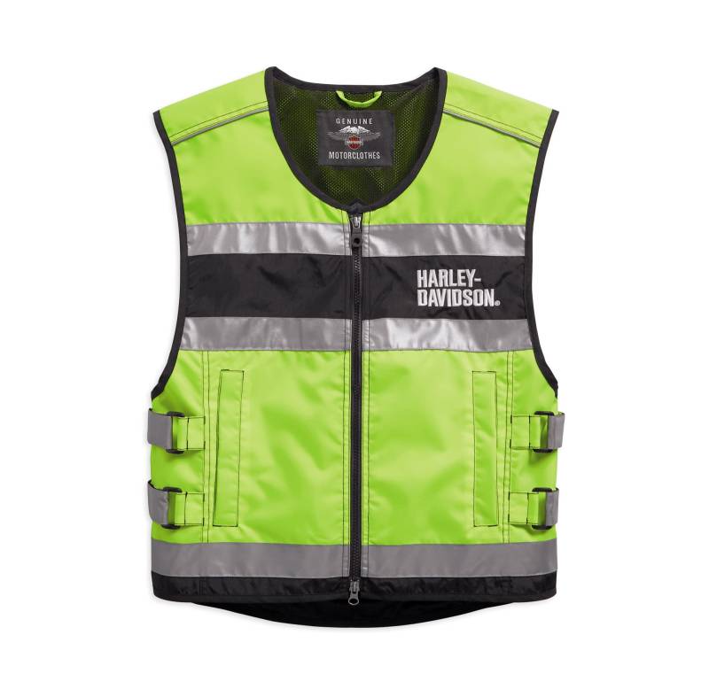 HARLEY-DAVIDSON Hi-Visibility Yellow Reflective Vest Warnweste, 98158-18EM, 3XL von HARLEY-DAVIDSON