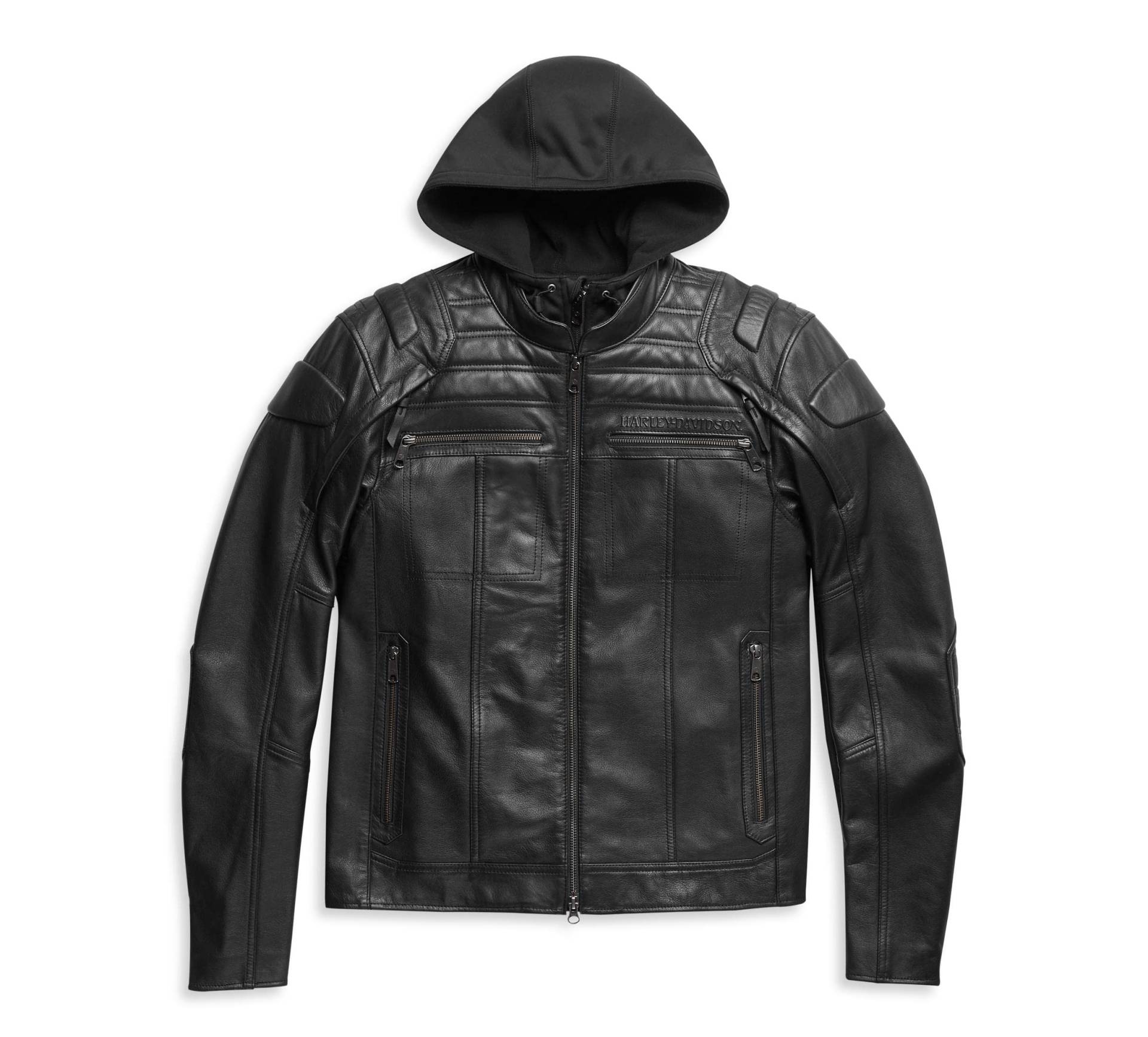 HARLEY-DAVIDSON Lederjacke Auroral 3in1, XXXL, 98003-21EM/222L, Schwarz von HARLEY-DAVIDSON