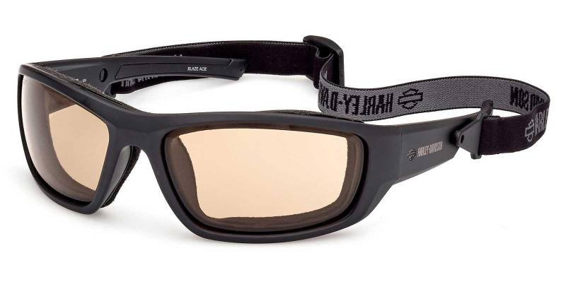 HARLEY-DAVIDSON Marcolin Blaze Ace HZ0005-02E Amber Photochrom Selbsttönend Motorrad Brille von HARLEY-DAVIDSON