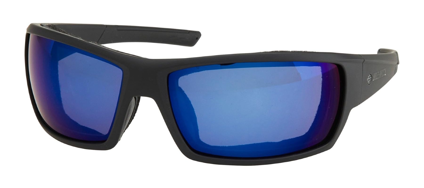 HARLEY-DAVIDSON Marcolin Juneau HZ0008-02C Smoke Color Enhanced Blue Mirror Motorrad Brille von HARLEY-DAVIDSON