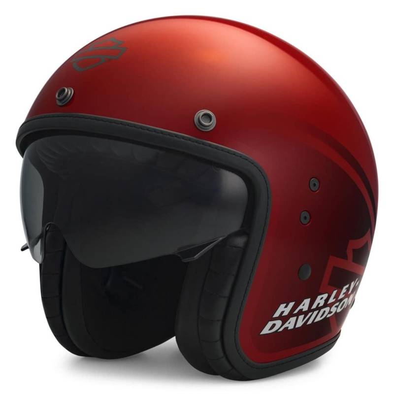 HARLEY-DAVIDSON Metropolitan Sun Shield X14 3/4 Motorrad Jet Helm, XL von HARLEY-DAVIDSON