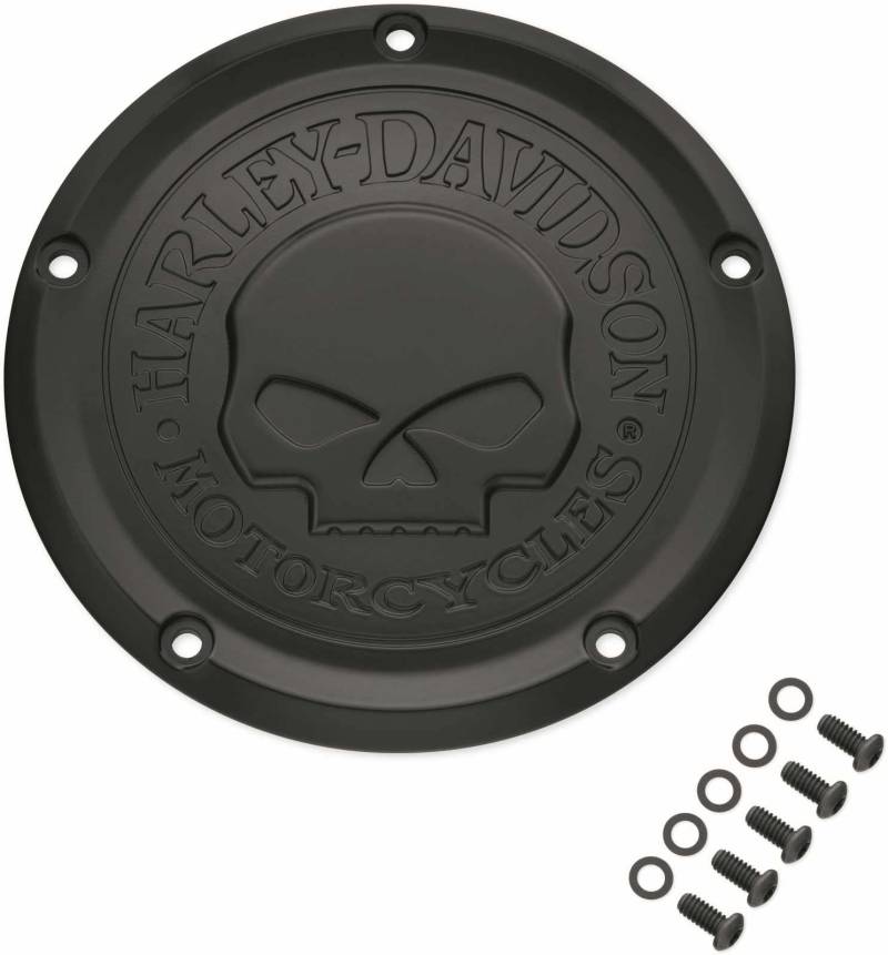 HARLEY-DAVIDSON Motorrad Derby Deckel Abdeckung Totenkopf Montagezubehör von HARLEY-DAVIDSON