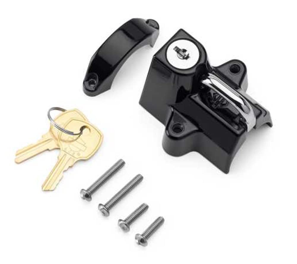 HARLEY-DAVIDSON Motorrad - Universal Mount Helmschloss - Set mit Zwei Schlüsseln - Biker Helm Diebstahlschutz Lock von HARLEY-DAVIDSON