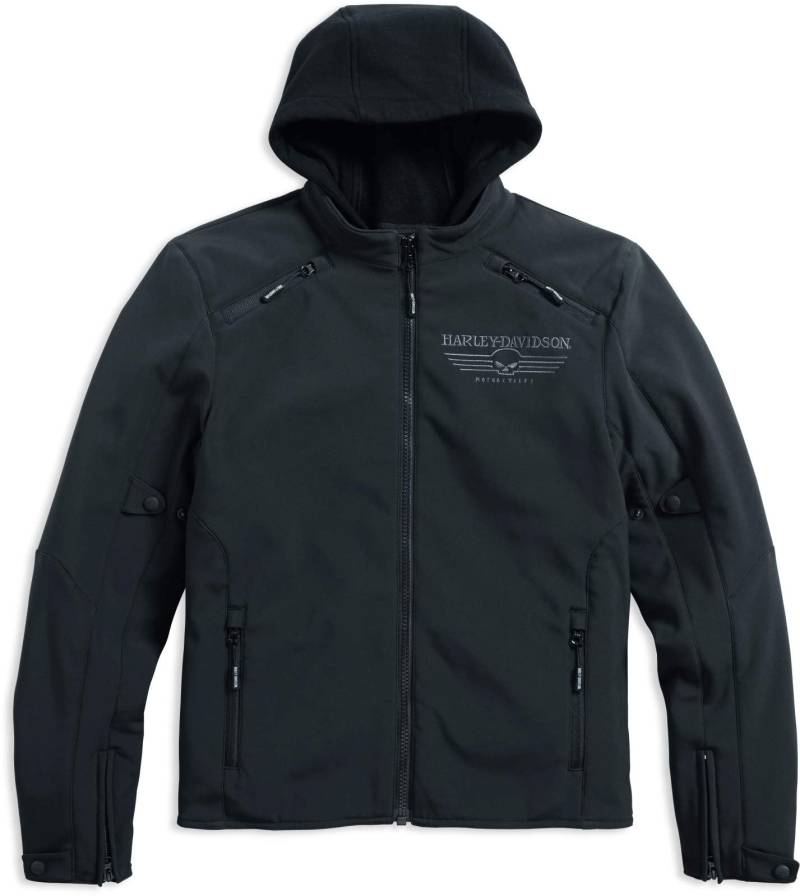 HARLEY-DAVIDSON Reflective Skull 3-in-1 Soft Shell Riding Jacke, 98164-17EM, M von HARLEY-DAVIDSON