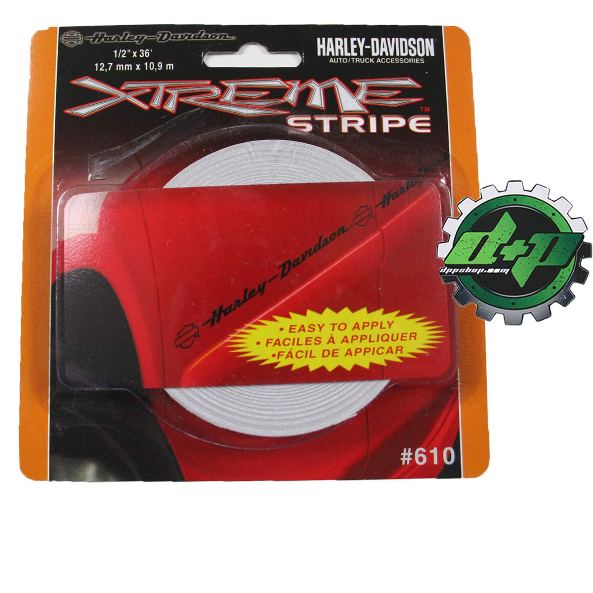 HARLEY-DAVIDSON Xtreme Stripe Black Script Graphic Striping Kit von HARLEY-DAVIDSON