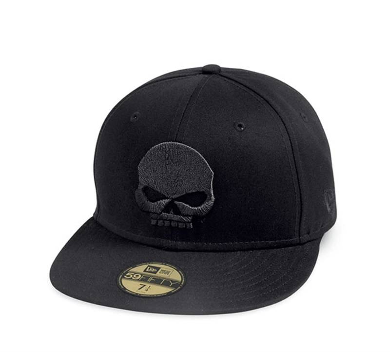 Harley-Davidson 59FIFTY Skull Baseball Cap Schirmmütze, M von HARLEY-DAVIDSON