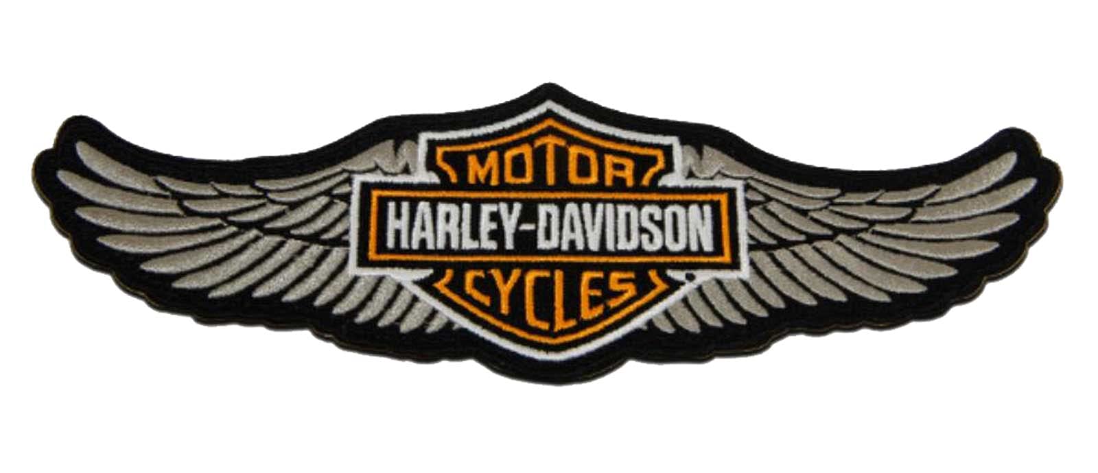 Harley-Davidson 8 in. Embroidered Winged Bar & Shield Logo Emblem Sew-On Patch von HARLEY-DAVIDSON