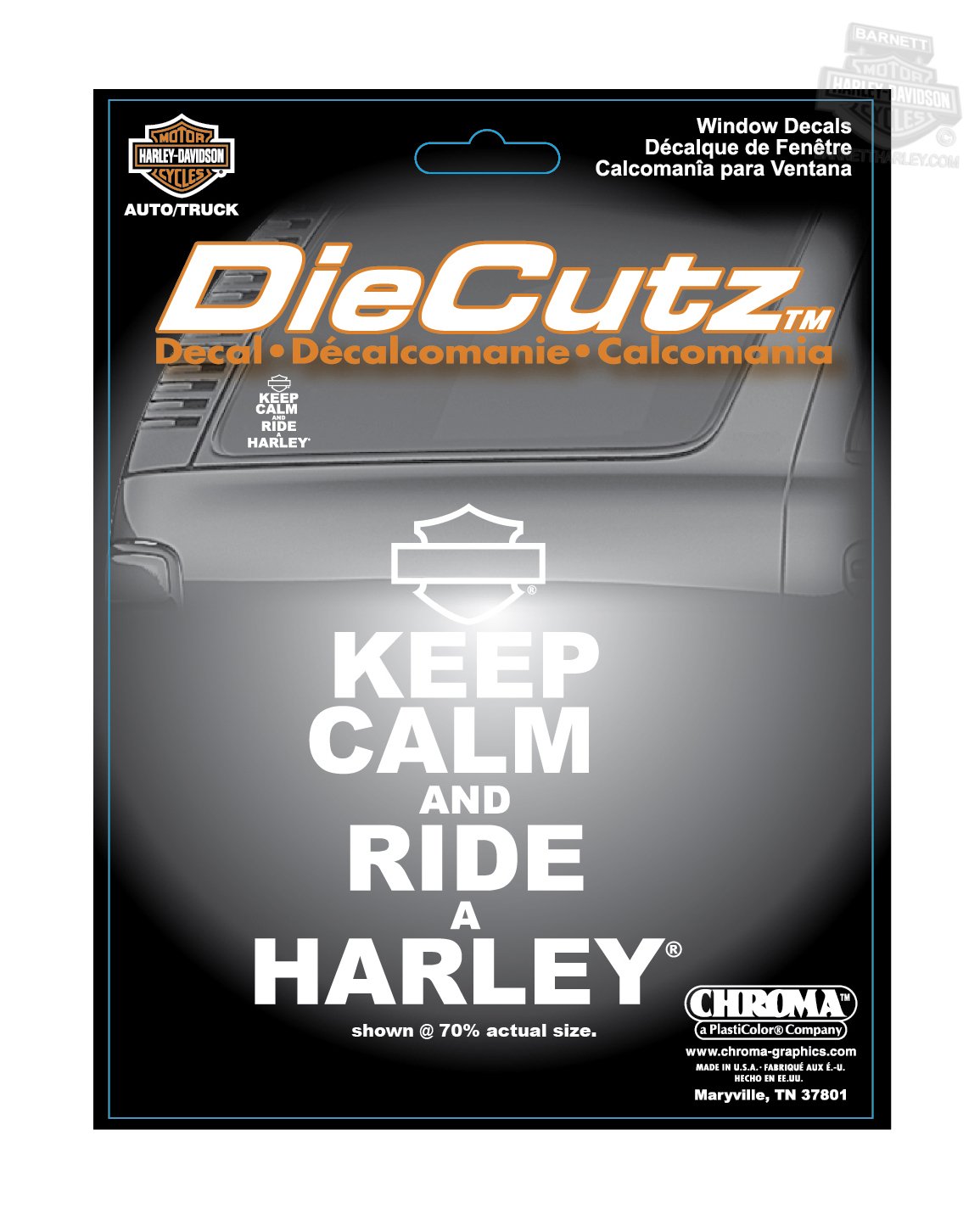 Harley-Davidson Aufkleber Keep Calm von Harley Davidson