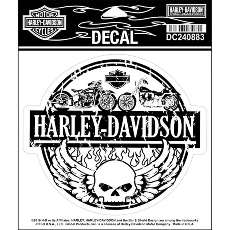 Harley-Davidson Aufkleber Winged Skull, MD von HARLEY-DAVIDSON