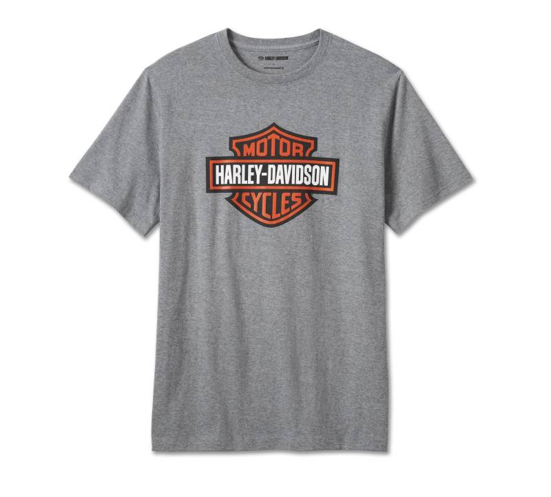 Harley-Davidson Bar & Shield Tee Medium Heather Grey Herren T-Shirt, 99079-24VM, M von HARLEY-DAVIDSON