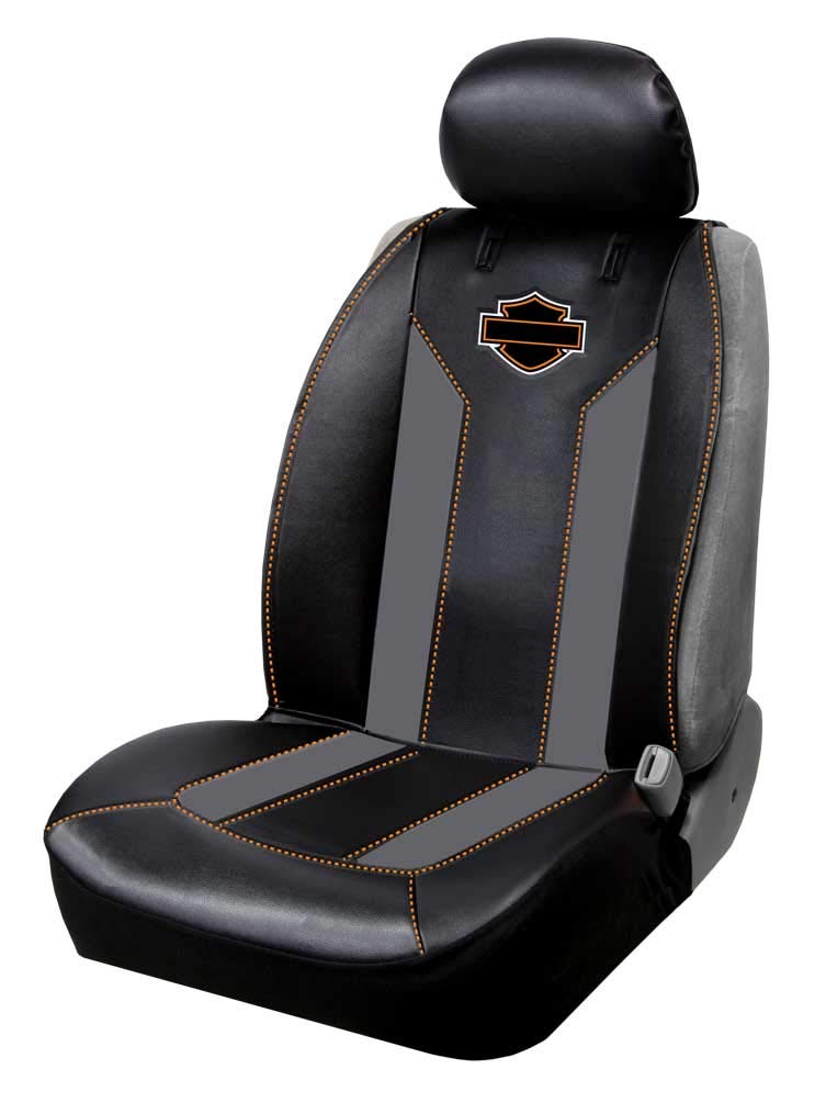 Harley-Davidson Deluxe B&S B&S Sideless 3-Piece Seat Cover, Black – Single von HARLEY-DAVIDSON