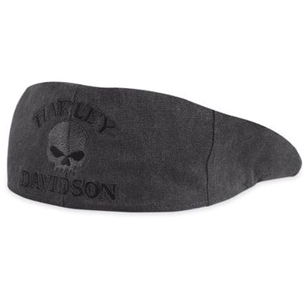 Harley-Davidson Ivy-Mütze Skull 99471-10VM Herren Hat, Schwarz, M von HARLEY-DAVIDSON