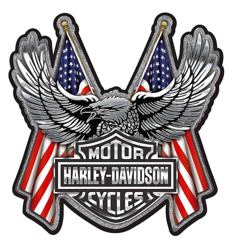 Harley-Davidson Logo USA Aufkleber von HARLEY-DAVIDSON