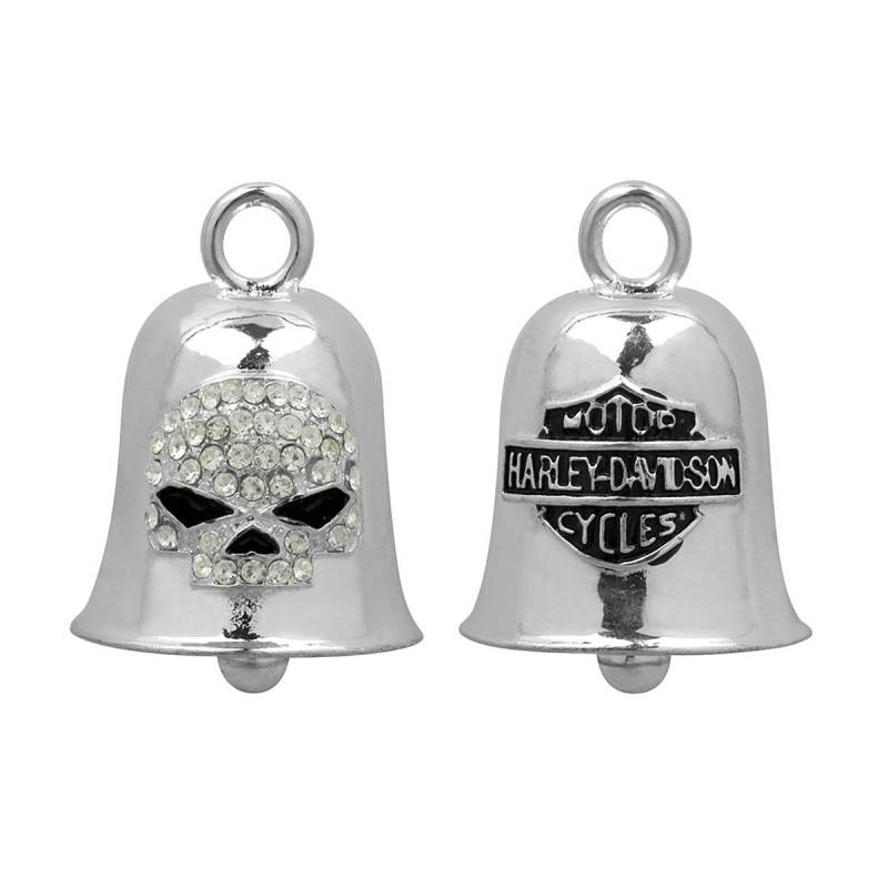 Harley-Davidson MOD White Crystal Willie G Skull Ride Bell Glöckchen von HARLEY-DAVIDSON