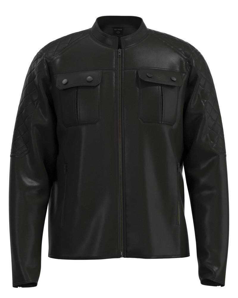 Harley-Davidson Mechanic Herren Leder Jacke, XL von HARLEY-DAVIDSON