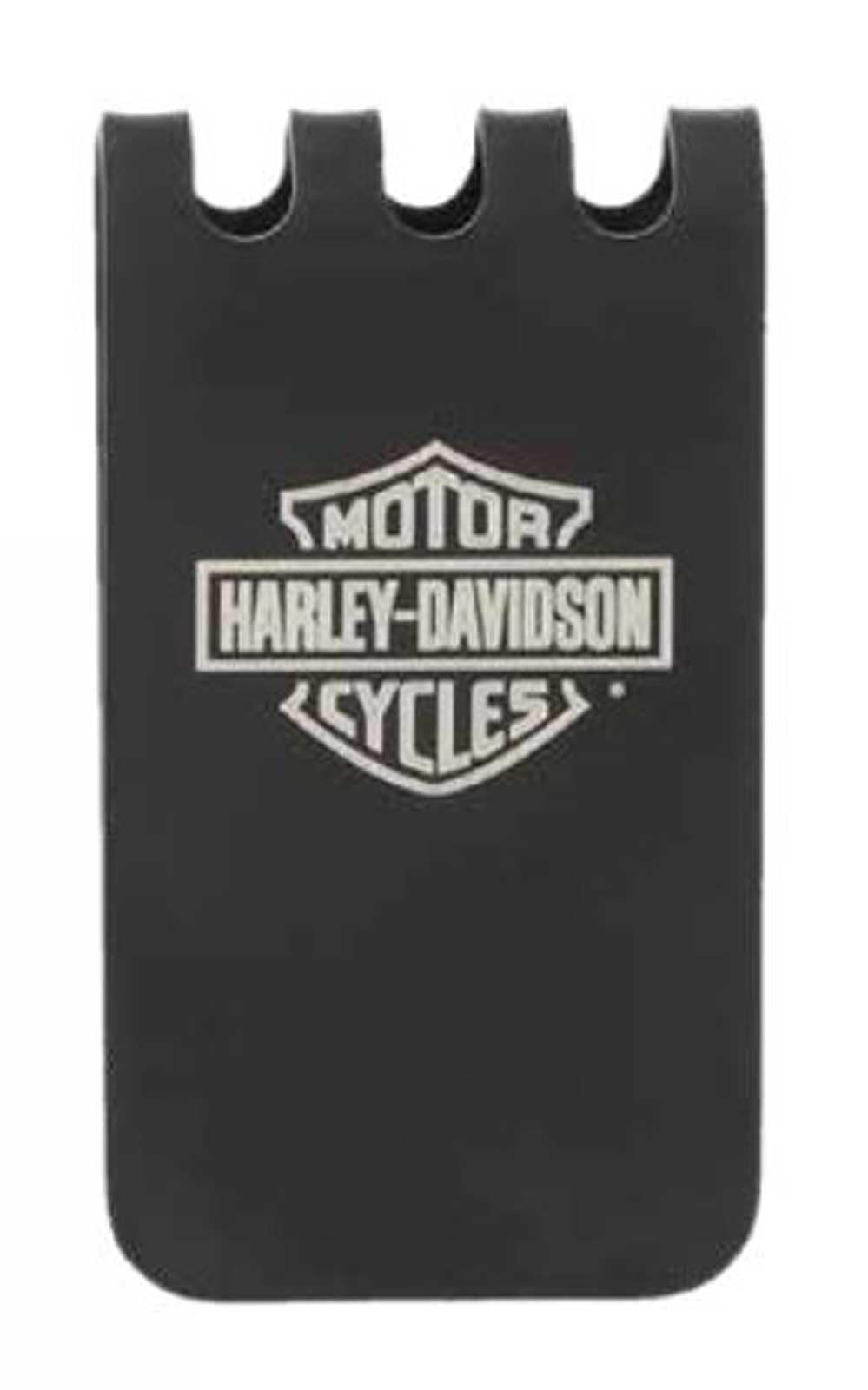 Harley-Davidson Mundi B&S Metal Money Clip Matte Black Geldclip mit Flaschenöffner von HARLEY-DAVIDSON