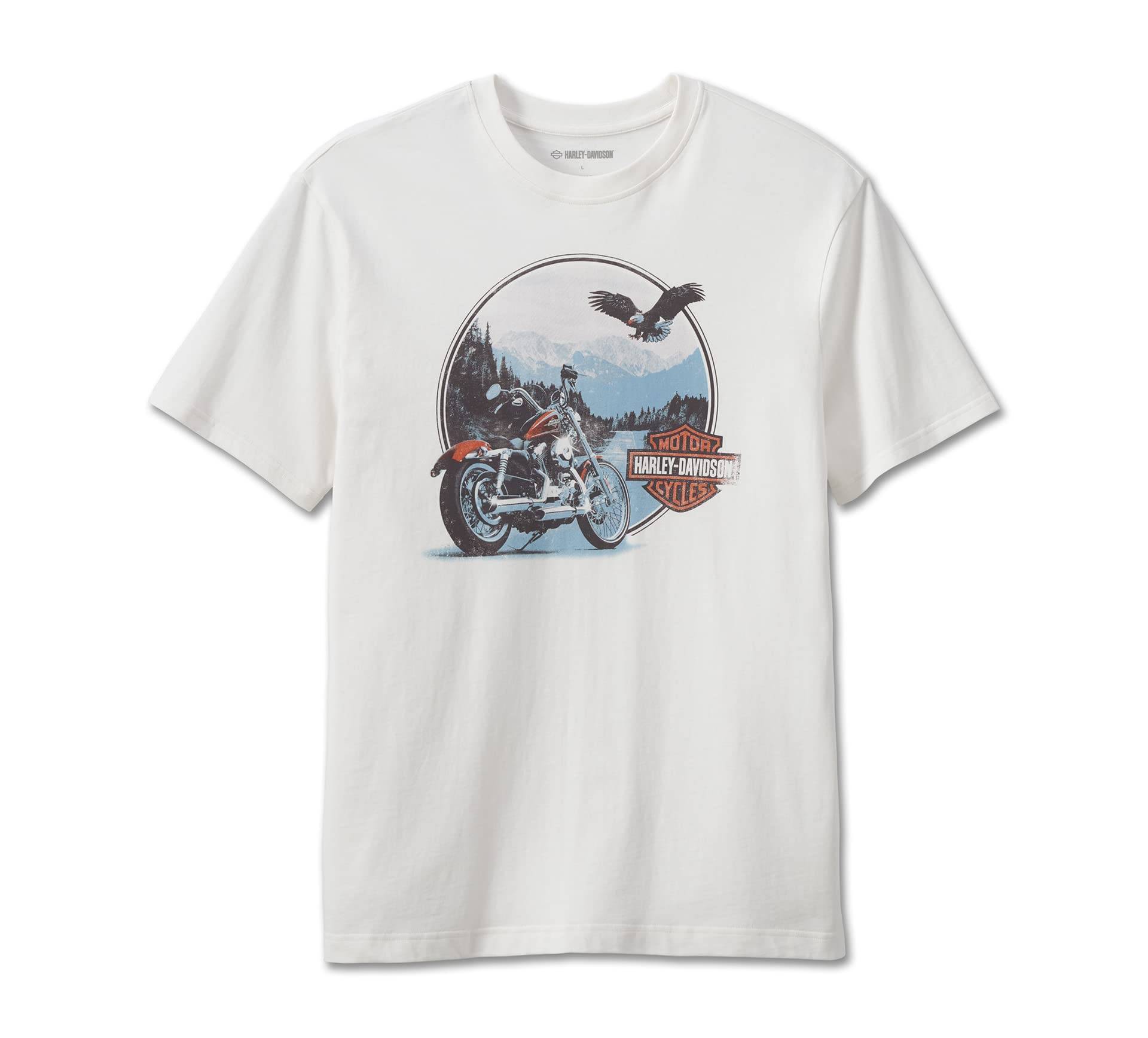 Harley-Davidson Paradise City Cloud Dancer Tee Kurzarm T-Shirt, L von HARLEY-DAVIDSON