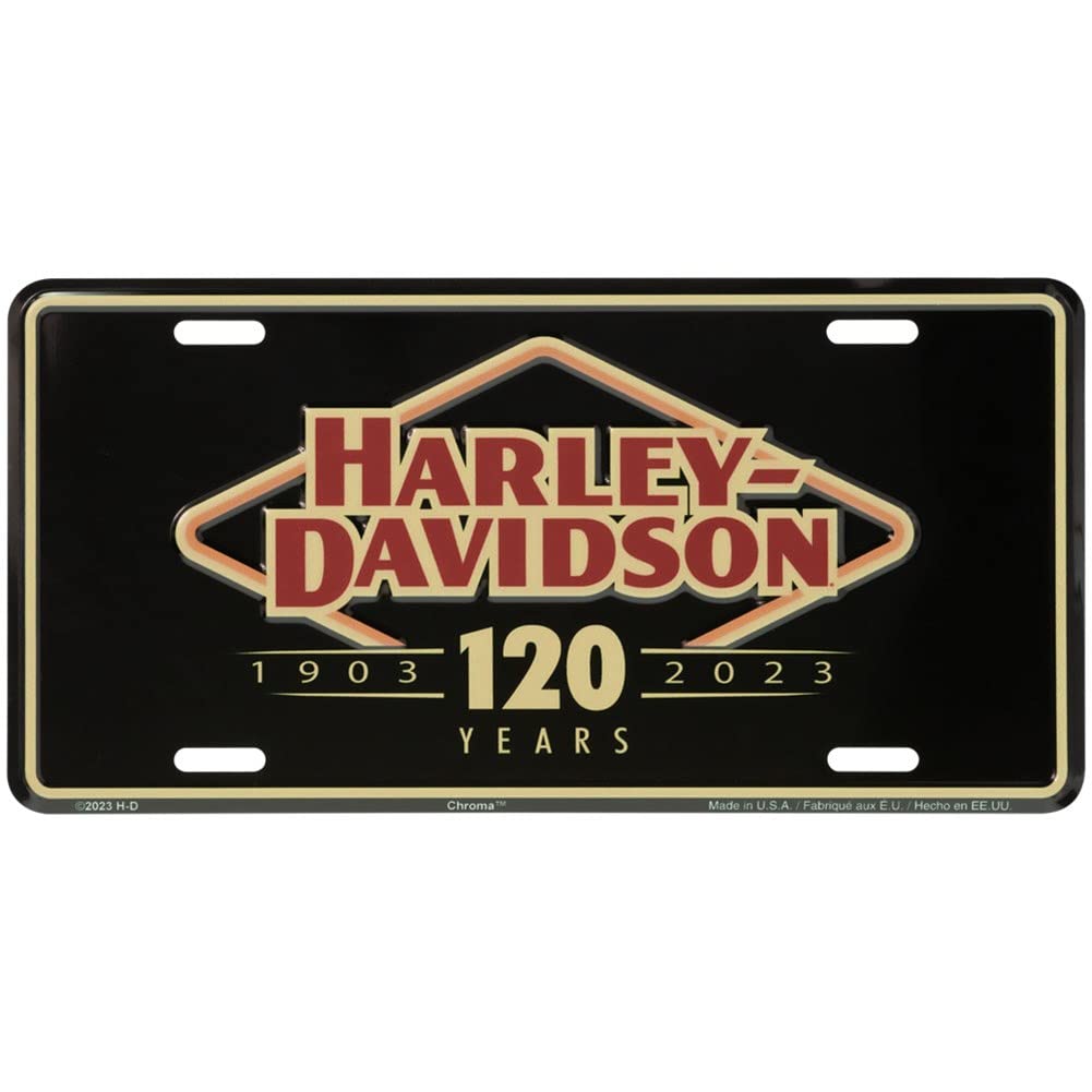 Harley Davidson Schild 120 Jahre License Plate von HARLEY-DAVIDSON