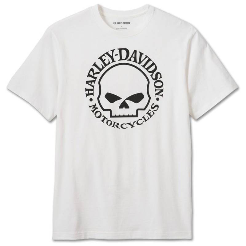 Harley-Davidson T-Shirt Willie G Skull weiß, XXXL von HARLEY-DAVIDSON