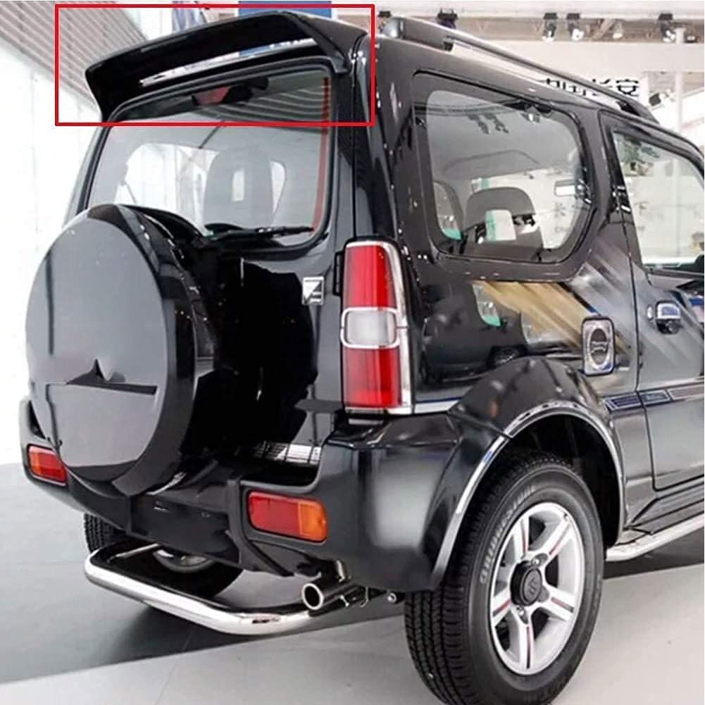 ABS Heckspoiler Spoiler für Suzuki Jimny 2007-2015, Auto Kofferraum Heckspoilerlippe Dekoration Tuning Wing Spoilerlippe Heckflügel Kit Exterieur Styling Zubehör von HARLUSDT