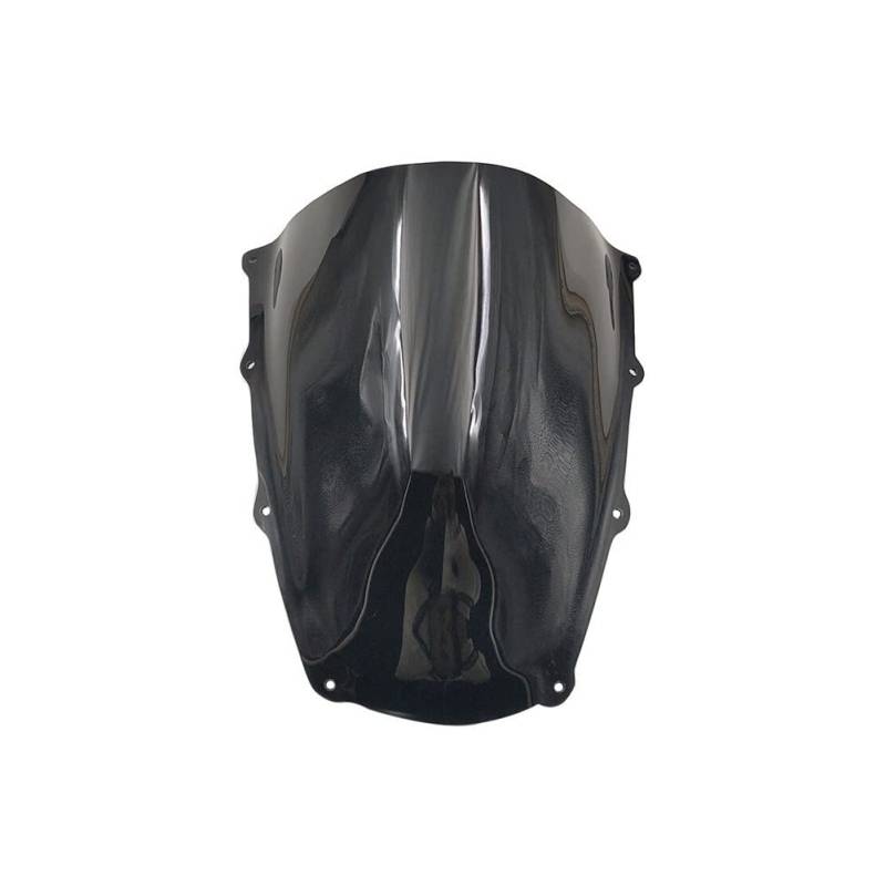 HARMOX Motorrad Windschild Für Ap&rilia RSV1000 Mille R 2001 2002 2003 Windschutzscheibe Motorrad Frontscheibe Windabweiser Schutz(Color:Black) von HARMOX