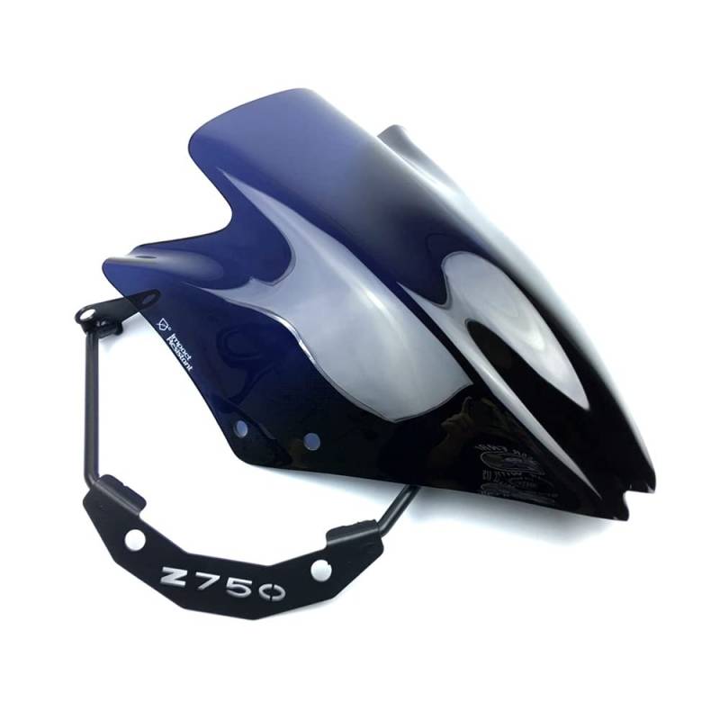 HARMOX Motorrad Windschild Für Ka&wasaki Z750 Z750R Z750 2007-2012 Motorrad Windschutzscheibe Windabweiser Abdeckung Motorrad Windschutzscheibe von HARMOX