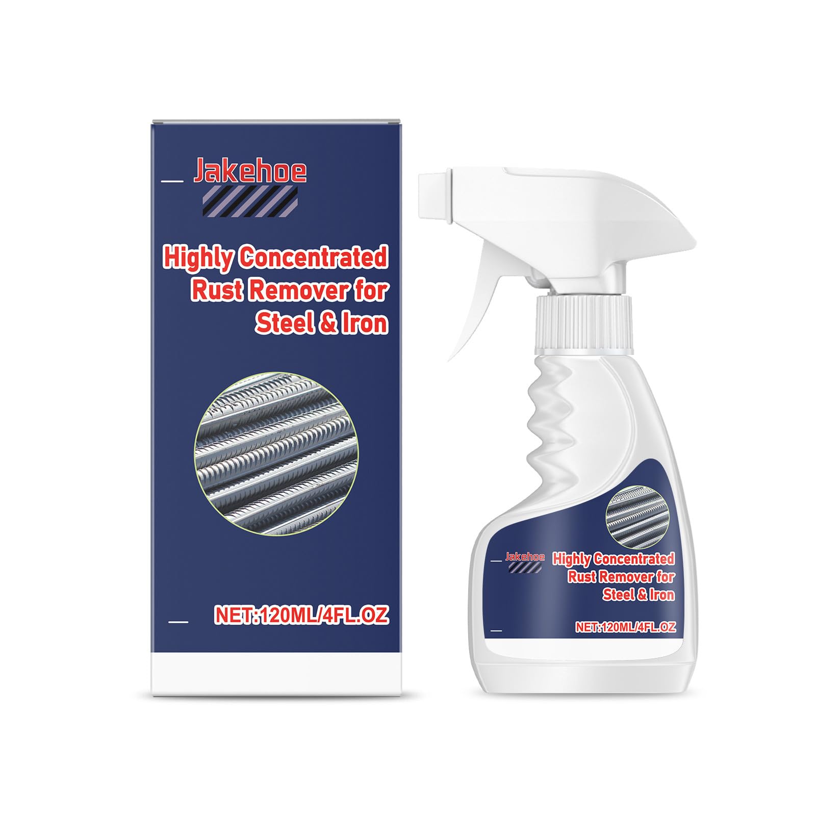 HASAIKA® Rostentferner Metall, Rostlöser Spray, Mehrzweck-Entrostungsreiniger für den Einsatz in Bädern, Küchen, Edelstahl, Aluminium und Anderen Metalloberflächen. (120 ml) von HASAIKA