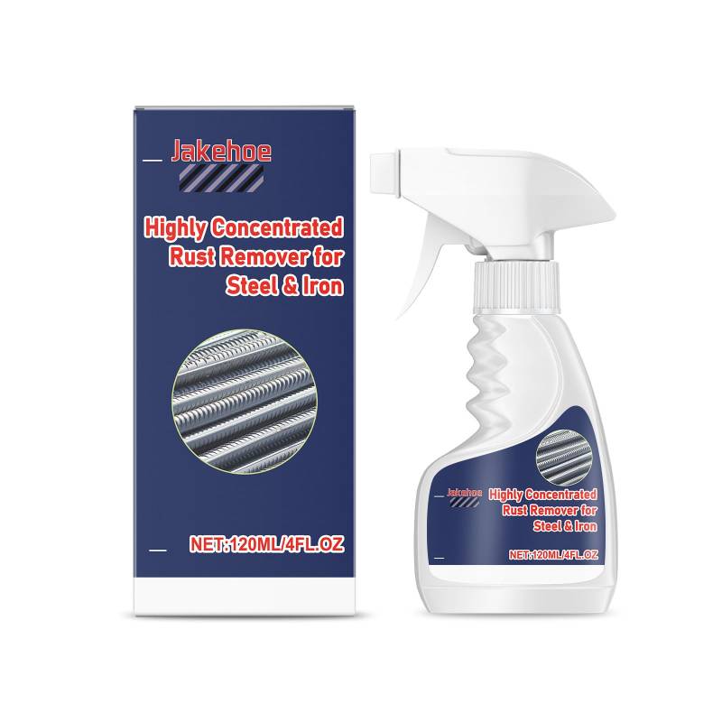 HASAIKA® Rostentferner Metall, Rostlöser Spray, Mehrzweck-Entrostungsreiniger für den Einsatz in Bädern, Küchen, Edelstahl, Aluminium und Anderen Metalloberflächen. (120 ml) von HASAIKA