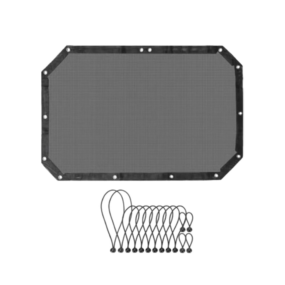 HASGTFM Autodachnetz, Sonnenschutz for die Oberseite des Kofferraumdachs, UV-Schutz, Isolierung, passend for Jeep Wrangler JK JKU 2-Türer und 4-Türer 2007-2018 von HASGTFM