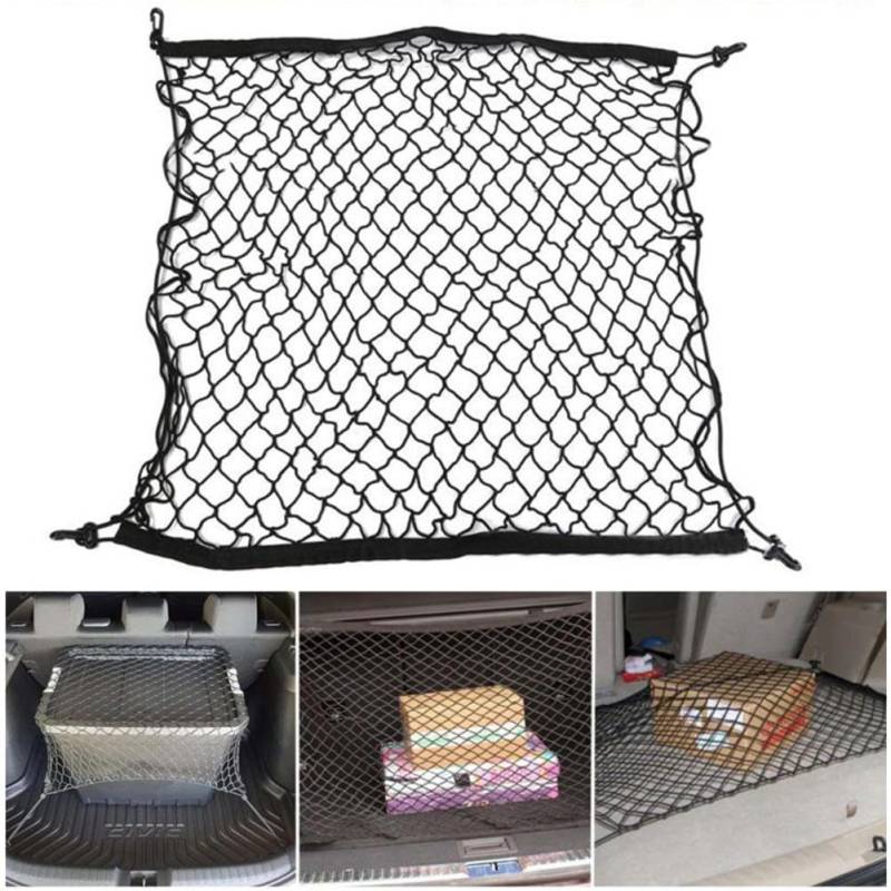 Auto, für Toyota C-HR CH R CHR Zubehör Kofferraum Kofferraum Cargo Net Nylon Elastic Storage Organizer von HASWEX