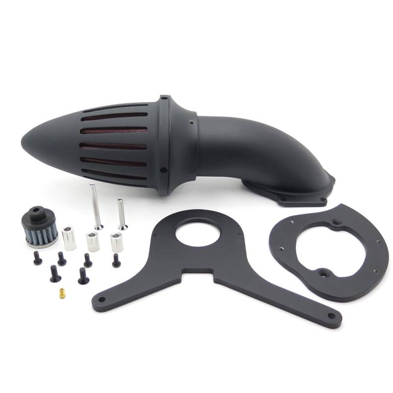 HASkulle Luftfilter-Kits Filter Bullet Kompatibel mit Honda Aero 750 Vt750 Intake 1986-2012 Schwarz von HASkulle