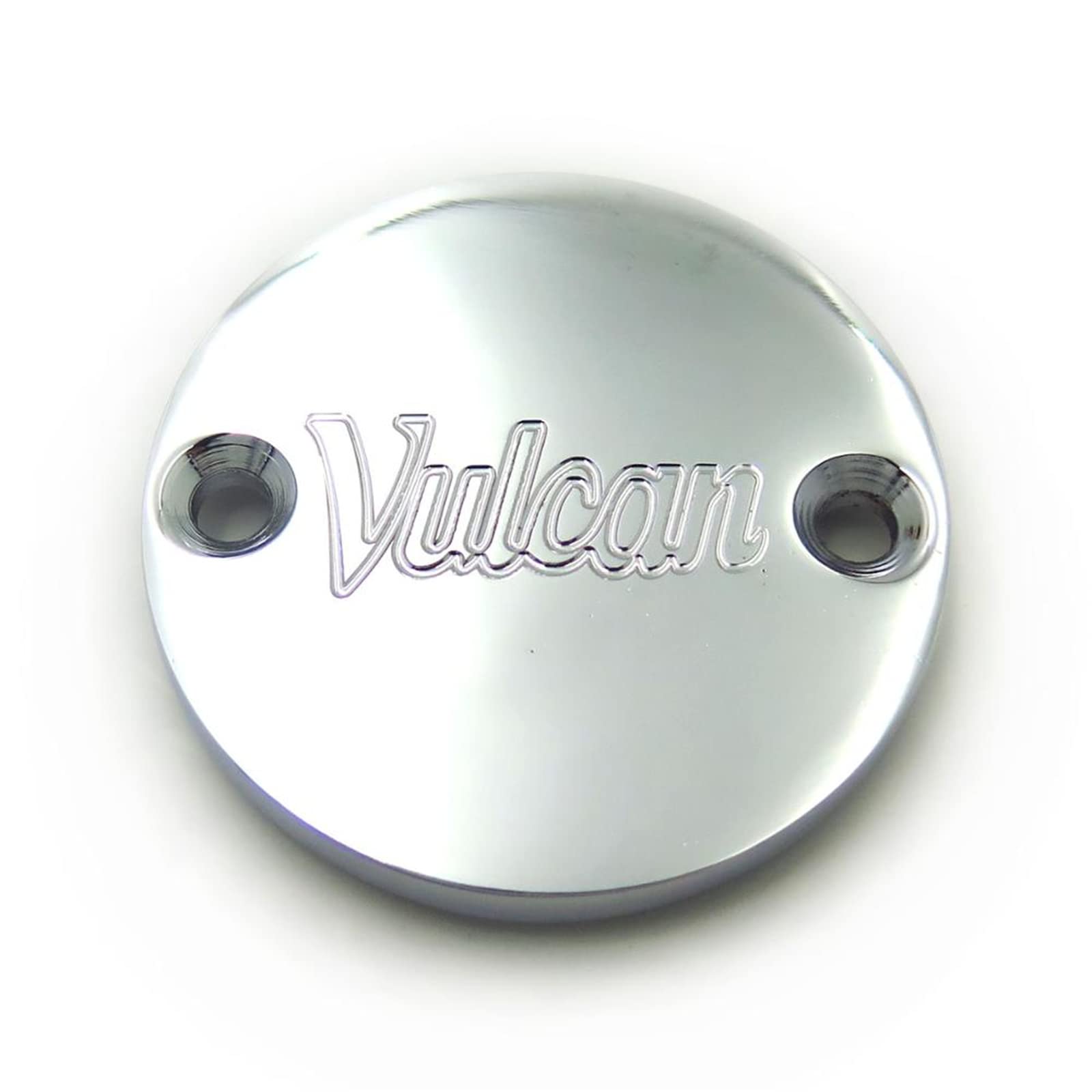 HASkulle Motorrad-Bremsflüssigkeitsbehälterdeckel, verchromt, Kompatibel mit Kawasaki Vulcan 800 2001-2006 1500 1987-2008, Silber von HASkulle