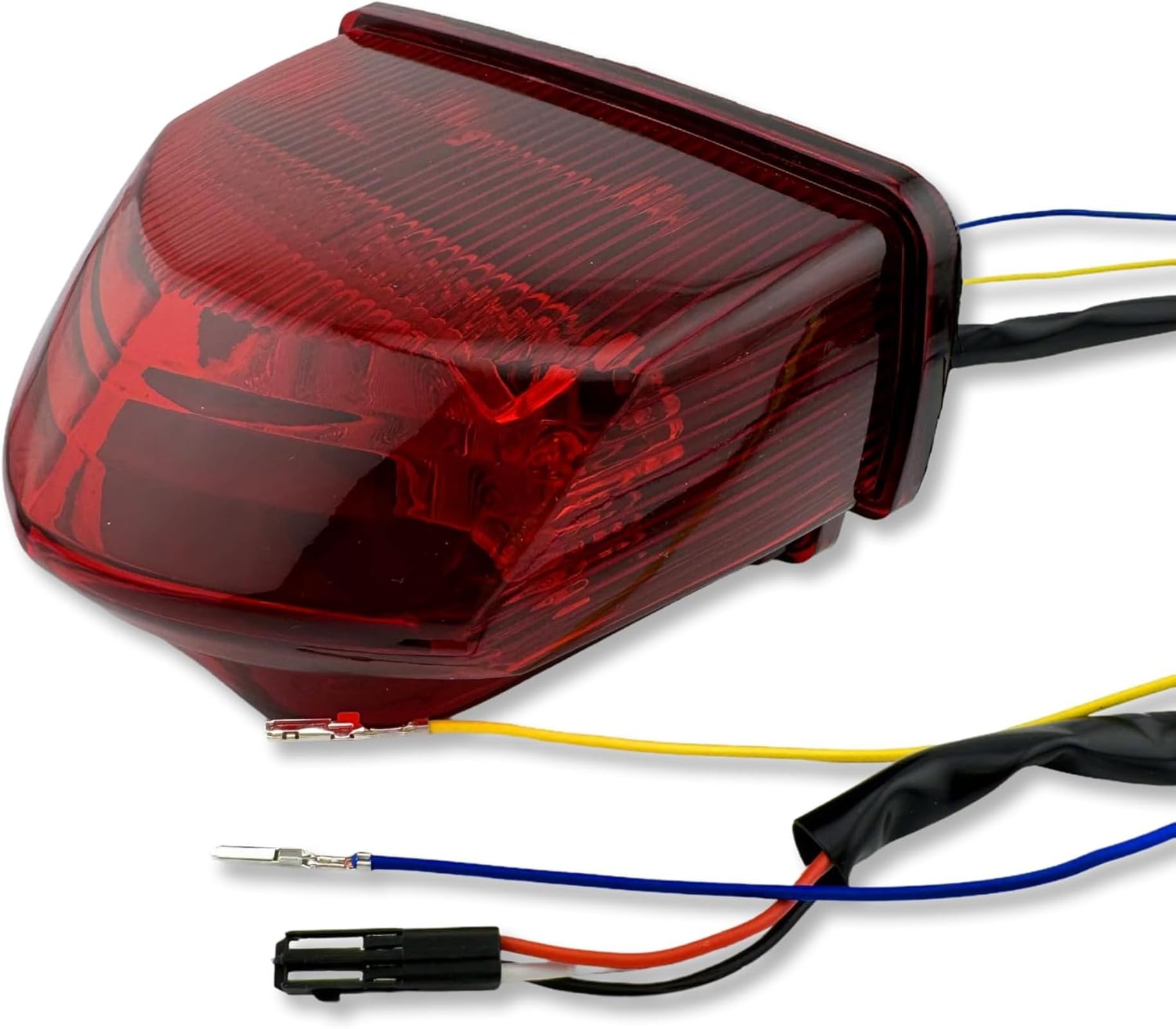 HASkulle Motorrad-Rücklicht mit roter LED, Kompatibel mit Honda 07–09 CBR600RR – 2007 2008 2009, Rücklichter, Bremsen, Fahren von HASkulle