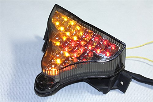 LED-Rücklicht, Bremslicht, Blinker, 2009–2010, Kompatibel mit Yamaha YZFR1, YZF R1, YZF-R1, getönt von HASkulle