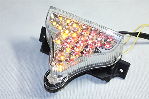 Neue LED-Rücklicht-Blinker für Rückleuchten, 2009–2010, Kompatibel mit Yamaha YZFR1 YZF R1, klar von HASkulle