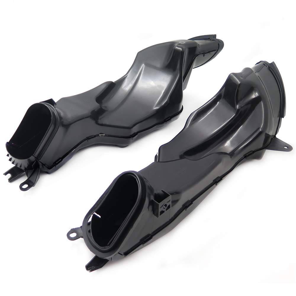 links Rechts Schwarz Ram Air Intake Rohr Kanal Kompatibel mit Suzuki GSXR 1000 2009-2012 10 11 von HASkulle