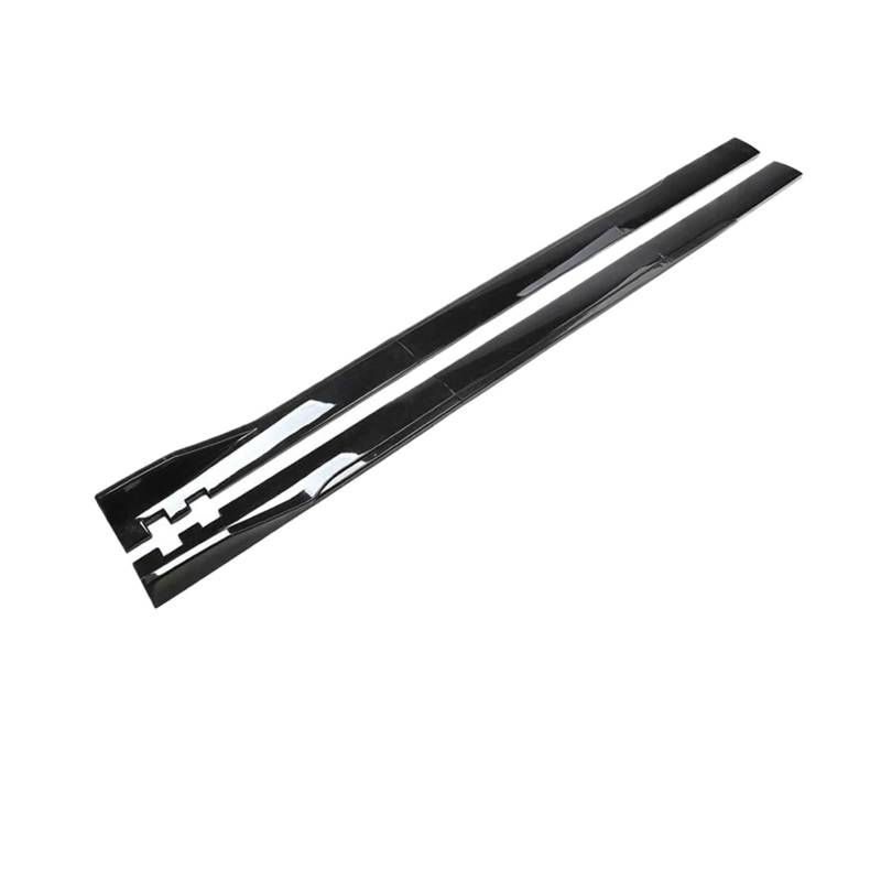 HATSVTGR Seitenschwellerverlängerung Lippensplitter Zubehör Universal-Seitenschwellerverlängerung Für Opel Diffusor Bodykit Canard Spoiler Splitter(200cm Schwarz) von HATSVTGR