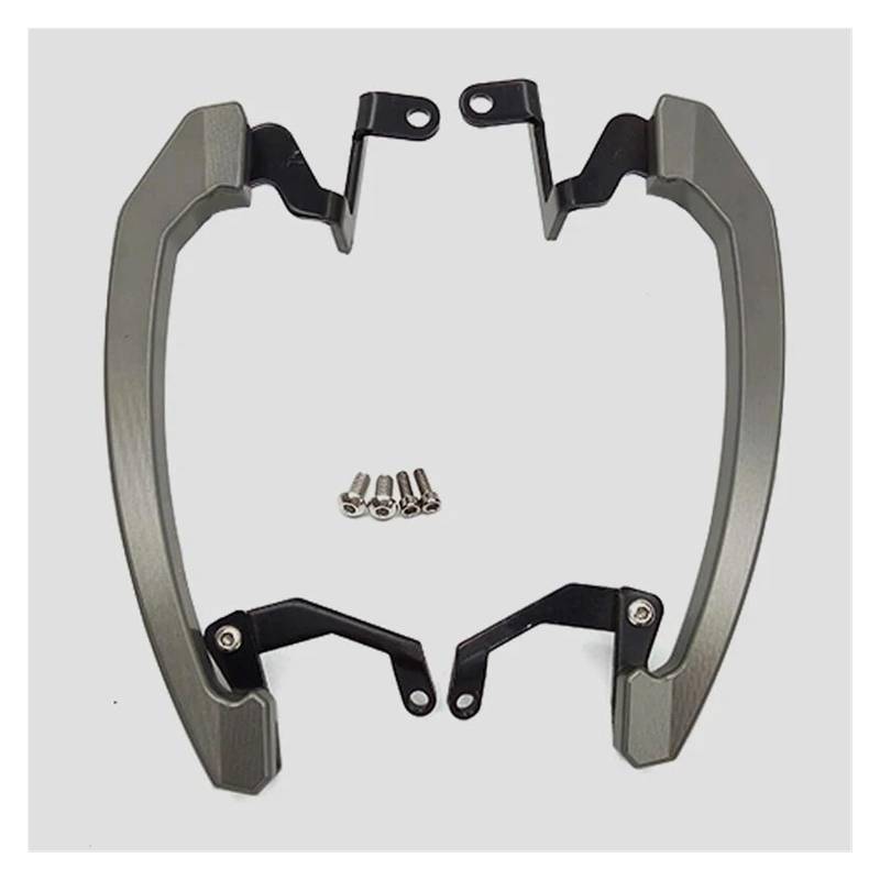 Motorrad-Haltegriffe Motorradzubehör Für Y&amaha MT07 FZ07 2014 2015 2016 2017 Haltegriffe Hinten Haltegriff Für Den Hinteren Beifahrersitz Motorrad-Armlehnen-Handgriff(Titan) von HATSVTGR