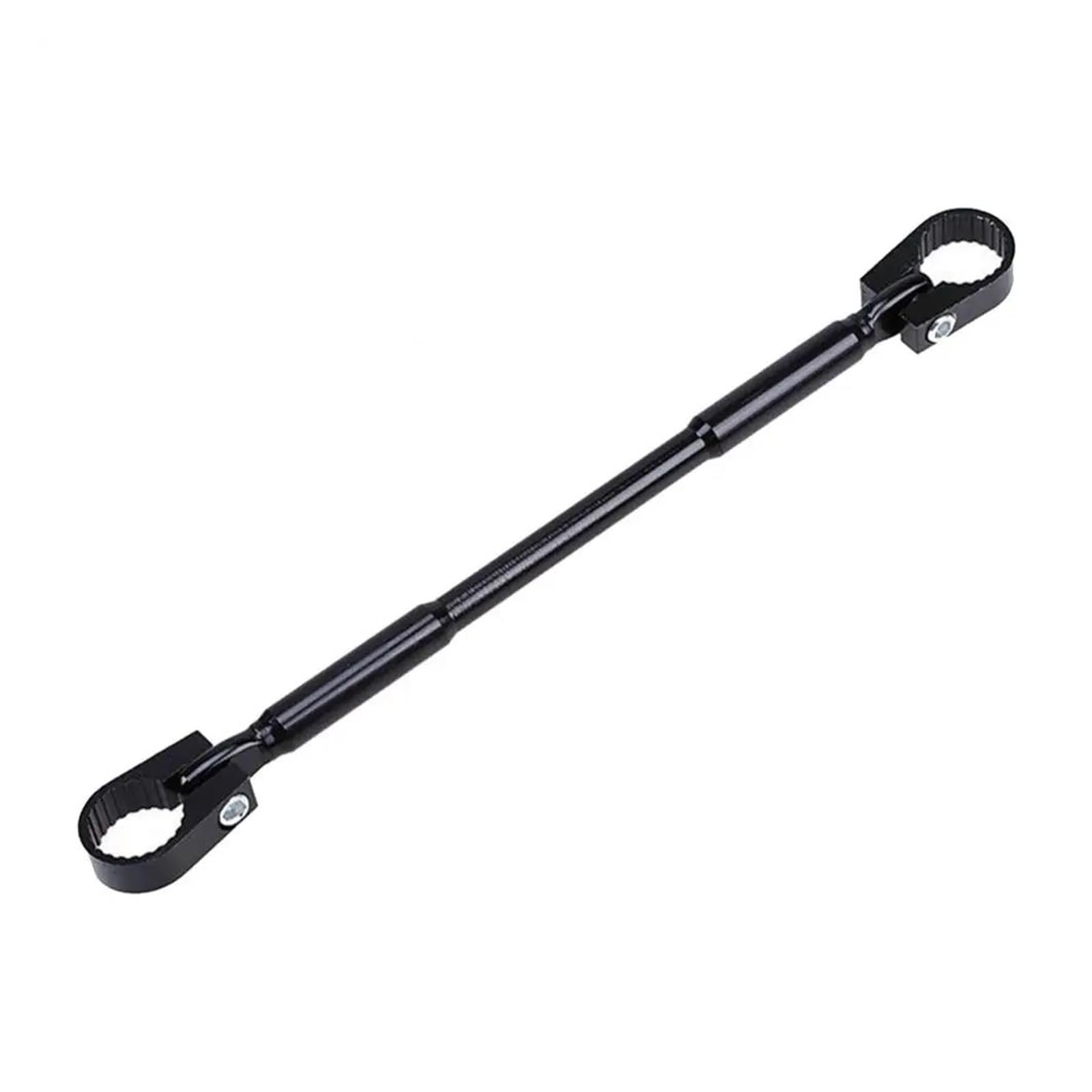 Motorrad-Haltegriffe Verstellbare Querstange Modifizierte Verstärkte Lenkerklemme Balance-Beam-Kreuz 22 Mm Motorrad-Lenkerhalterung Motorrad-Armlehnen-Handgriff(Schwarz) von HATSVTGR