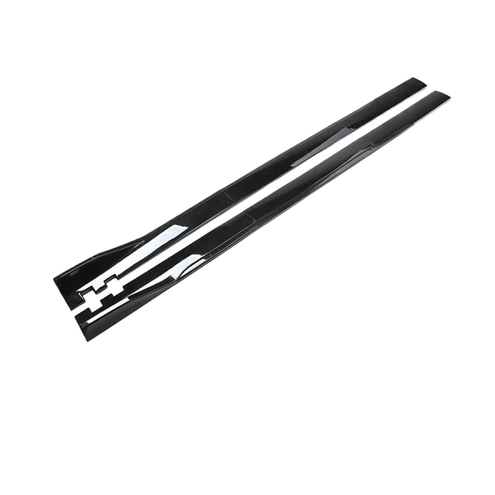 Seitenschwellerverlängerung Lippensplitter Für Hyundai Seitenschwellerverlängerung Diffusor Bodykit Außenzubehör Canard Spoiler Splitter(200cm Schwarz) von HATSVTGR