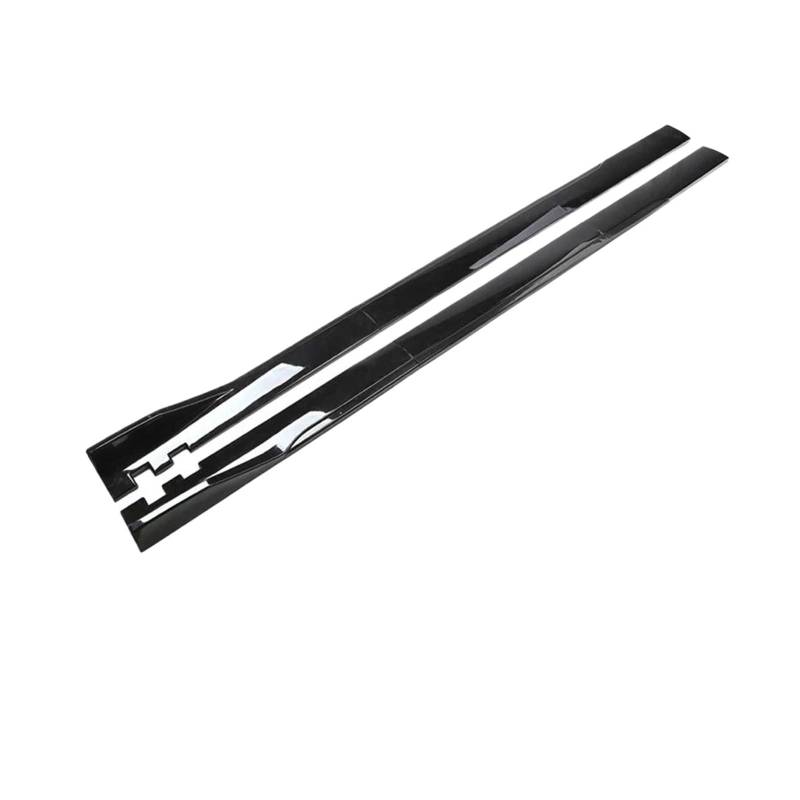 Seitenschwellerverlängerung Lippensplitter Für Toyota Seitenschwellerverlängerung Diffusor Bodykit Zubehör Canard Spoiler Splitter(200cm Schwarz) von HATSVTGR