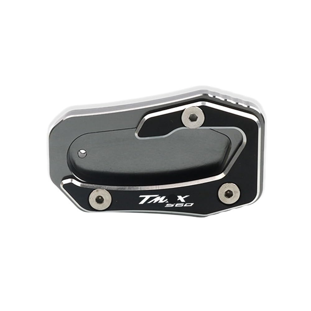 HAVEDONH Motorrad Seitenständer Verlängerungspolster Für YAM&AHA Für Tmax Tech Max T-MAX TMAX 560 TMAX560 2019-2023 CNC Kickstand Fuß Seite Stehen Verlängerung Pad Unterstützung Platte Vergrößern von HAVEDONH