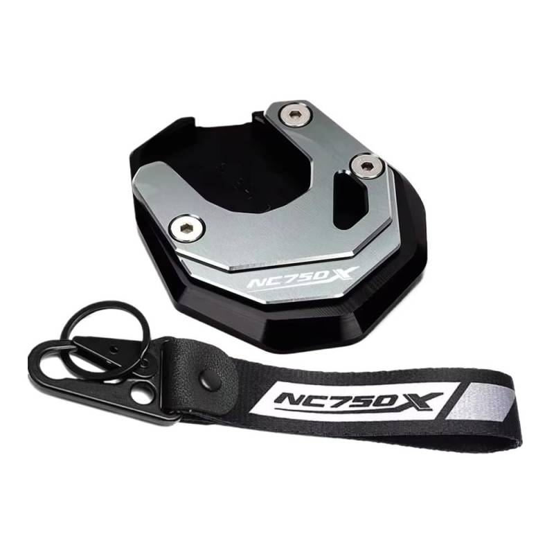 HAVEDONH Motorrad Seitenständer Verlängerungspolster Für h&ond&a NC750X XADV 750 NC 750X XADV750 NC750 X 2014-2024 Motorrad Seitenständer Enlarger Ständer Erweiterung Zubehör von HAVEDONH