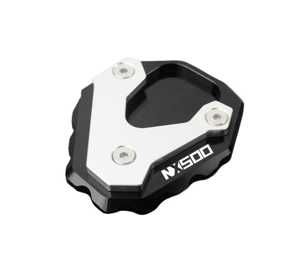 HAVEDONH Motorrad Seitenständer Verlängerungspolster Für h&ond&a NX500 NX400 2023 2024 Motorrad Ständer Fuß Seite Stehen Enlarger Pad Platte Fußstütze Pedal Verlängerung NX 500 400 von HAVEDONH