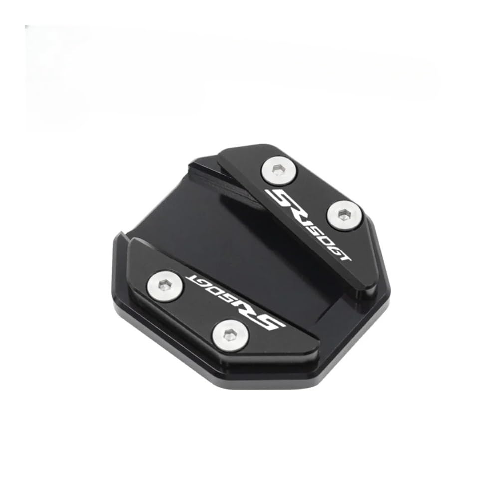 HAVEDONH Motorrad Seitenständer Verlängerungspolster Motorrad Ständer Pad Anti-Slip Tempel Platte Basis Seite Stehen Grip Unterstützung Fuß Pad Basis FÜR SR125GT SR1 125 von HAVEDONH