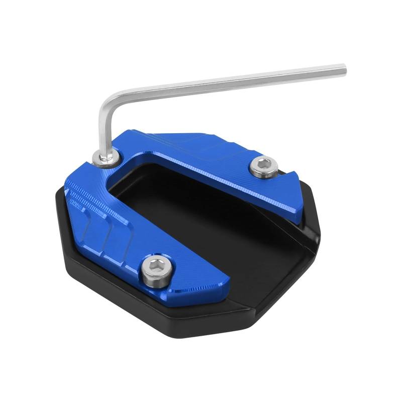 HAVEDONH Motorrad Seitenständer Verlängerungspolster Universal Motorrad Zubehör Motorrad Kickstand Extender Seite Stehen Basis Unterstützung Platte Enlarger Verlängerung Pad von HAVEDONH