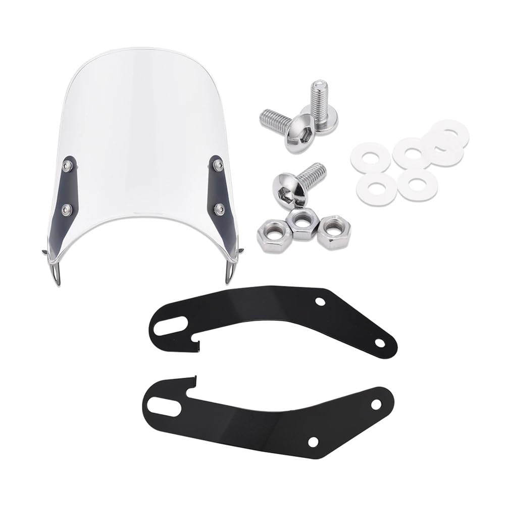 HAVEDONH Motorrad Windschutzscheibe 1Pack Motorrad Windschutzscheibe Verlängerung Spoiler Universal Motorrad Windschutzscheibe Windabweiser Luftstrom Extender Teile Einstellbar von HAVEDONH