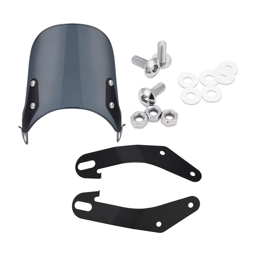 HAVEDONH Motorrad Windschutzscheibe 1Pack Motorrad Windschutzscheibe Verlängerung Spoiler Universal Motorrad Windschutzscheibe Windabweiser Luftstrom Extender Teile Einstellbar von HAVEDONH